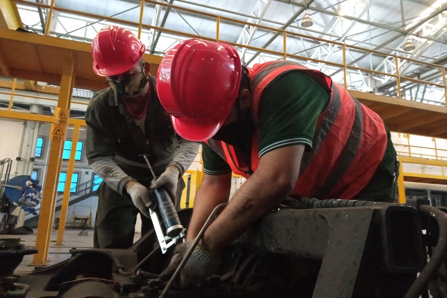 Metro de Valencia dio inicio al mantenimiento anual del vagón 1002